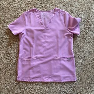 Figs Dusk Casma Scrub Top with Pockets